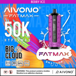 AIM Fatmax 50000 Puffs Disposable Vape – Rechargeable, Mesh Coil, Type-C, LED Display1