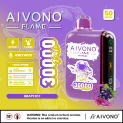 AIM Flame 30000 Puffs Disposable Vape – 25ml, 650mAh Rechargeable, 1.2Ω Dual Mesh Coil, Type-C, LED Display