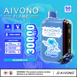 AIM Flame 30000 Puffs Disposable Vape – 25ml, 650mAh Rechargeable, 1.2Ω Dual Mesh Coil, Type-C, LED Display