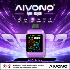 AIM Flash 35000 Puffs Disposable Vape – 28ml E-liquid, 650mAh Rechargeable, Dual Mesh 1.0Ω, Type-C, LED Display1