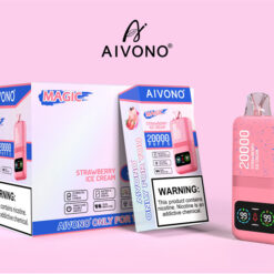 AIM Magic 20000 Puffs Disposable Vape – 26ml, 500mAh Rechargeable, 1.0Ω Dual Mesh Coil, Type-C Charging, LED Display1
