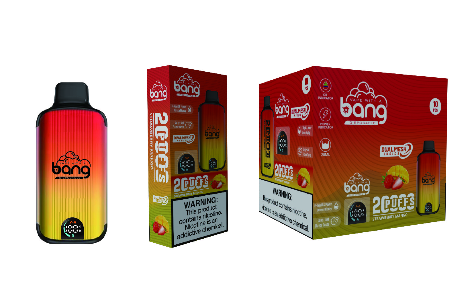 BANG 20000 Disposable Vape Buy | 20000 Puffs, Type-C, Rechargeable, Dual Mesh Coil1