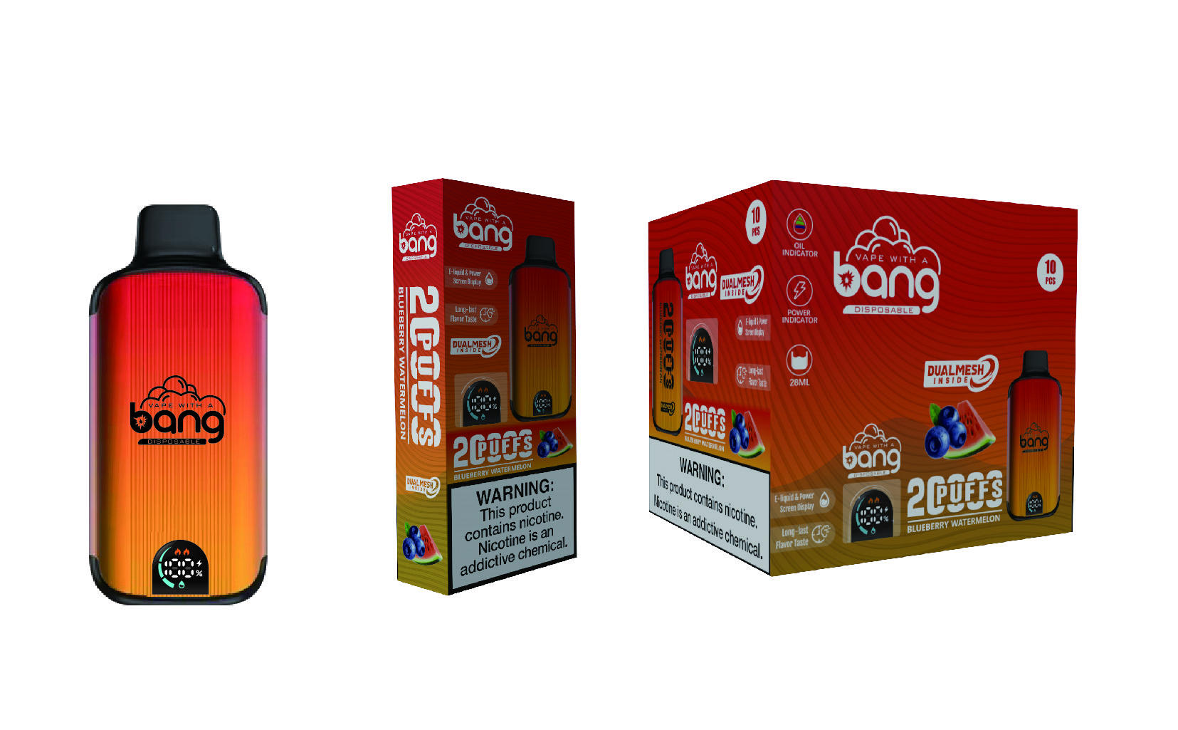 BANG 20000 Disposable Vape Buy | 20000 Puffs, Type-C, Rechargeable, Dual Mesh Coil1