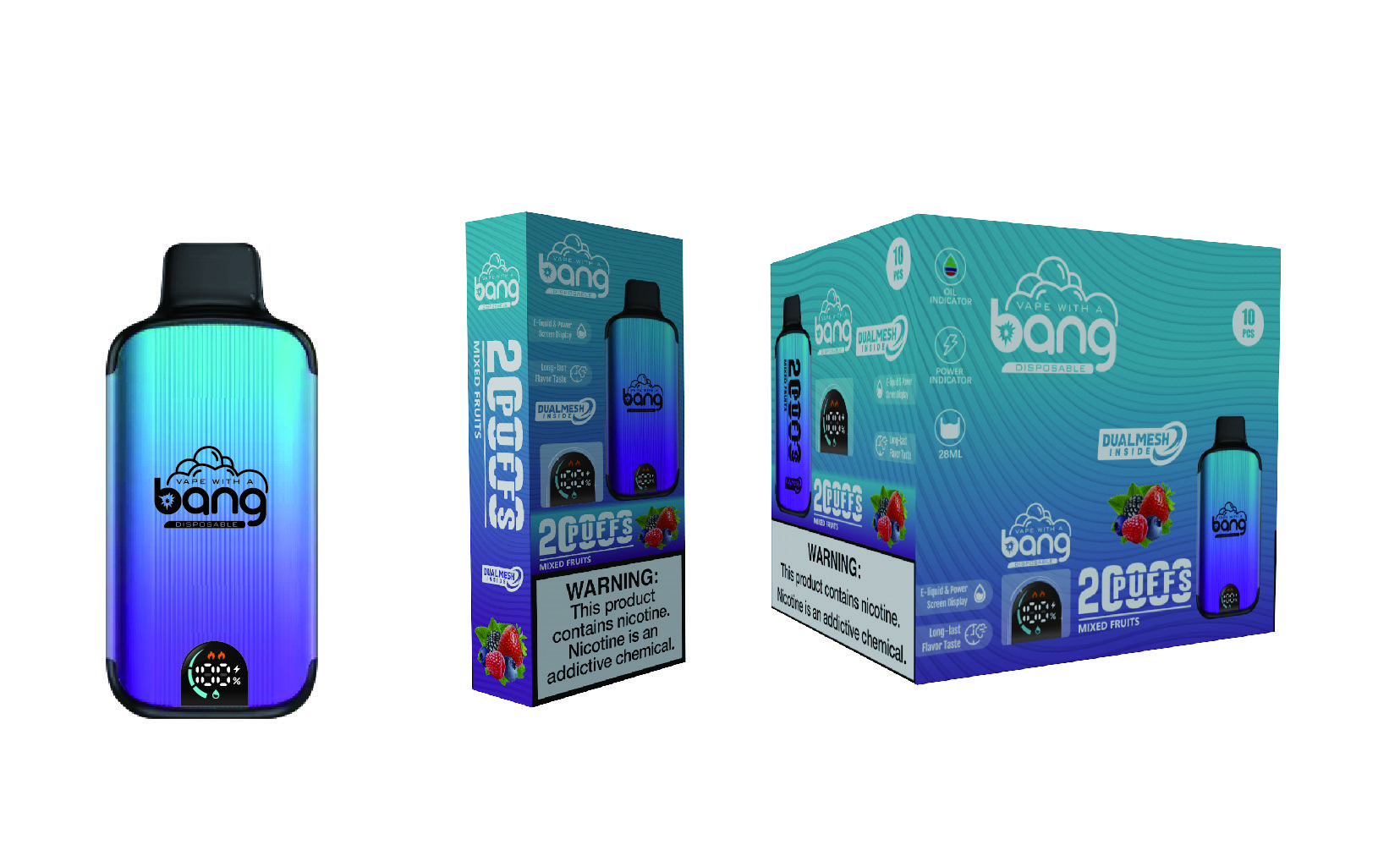 BANG 20000 Disposable Vape Buy | 20000 Puffs, Type-C, Rechargeable, Dual Mesh Coil1