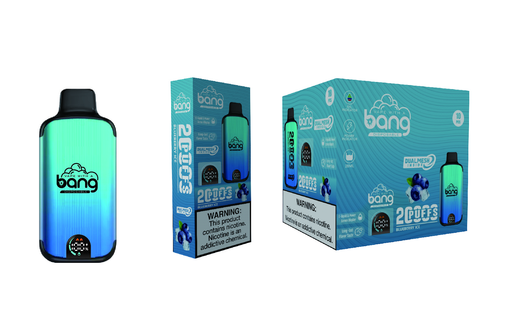 BANG 20000 Disposable Vape Buy | 20000 Puffs, Type-C, Rechargeable, Dual Mesh Coil1