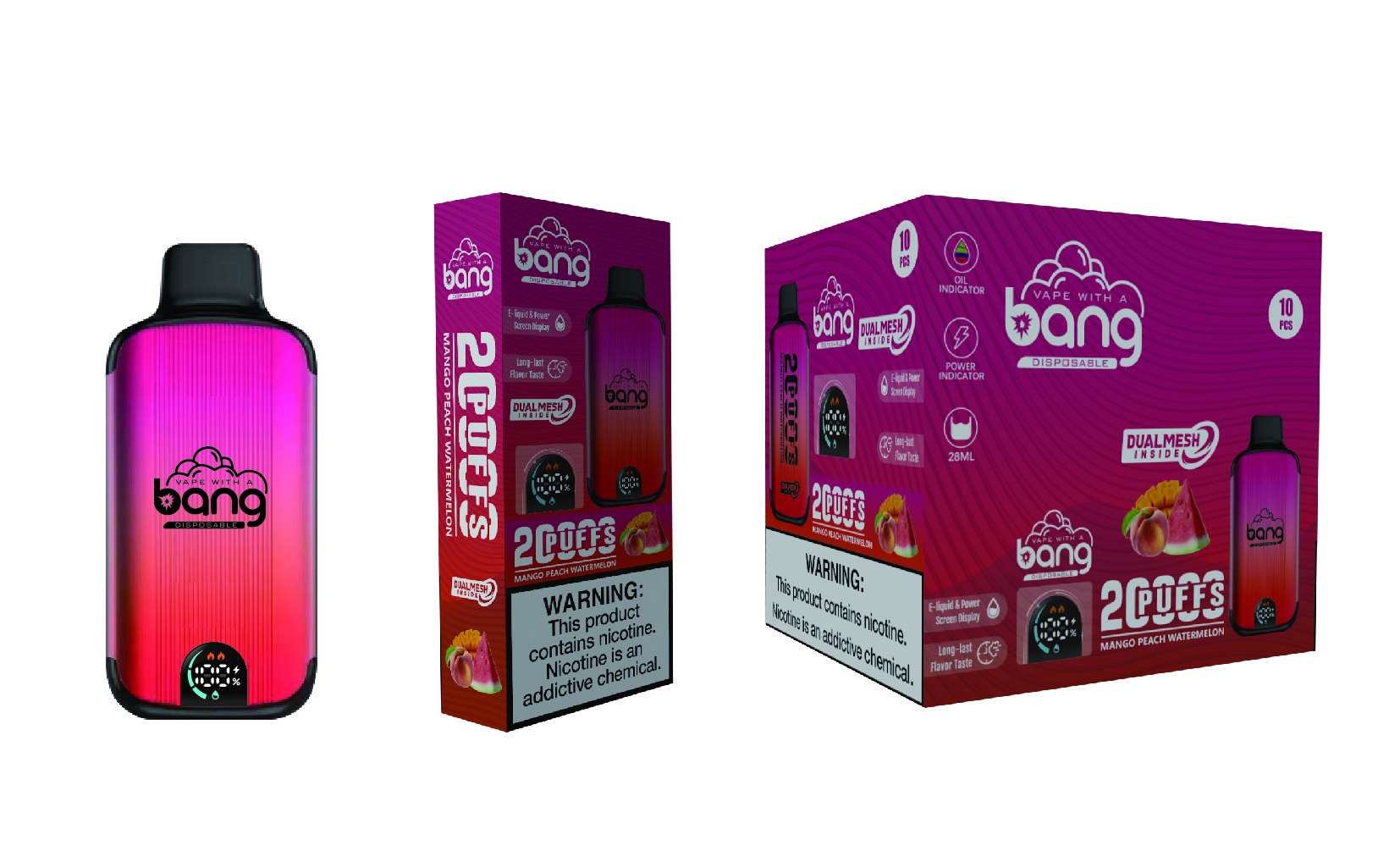 BANG 20000 Disposable Vape Buy | 20000 Puffs, Type-C, Rechargeable, Dual Mesh Coil1