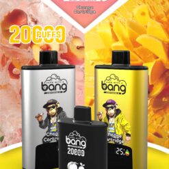 BANG 20000 Puffs Disposable Vape – 20ml, Type-C, 550mAh, Compact & Lightweight Design1