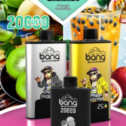 BANG 20000 Puffs Disposable Vape – 20ml, Type-C, 550mAh, Compact & Lightweight Design1