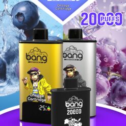 BANG 20000 Puffs Disposable Vape – 20ml, Type-C, 550mAh, Compact & Lightweight Design1