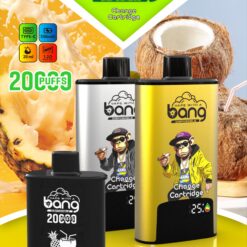 BANG 20000 Puffs Disposable Vape – 20ml, Type-C, 550mAh, Compact & Lightweight Design1