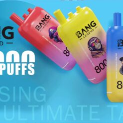 BANG 80000 Puffs Disposable Vape – 550mAh, Type-C Rechargeable, 6 Flavors, Compact Size1