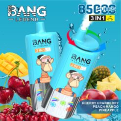 BANG 85000 Puffs Disposable Vape – 3-in-1 Adjustable Flavors, 850mAh, Type-C, Mesh Coil1