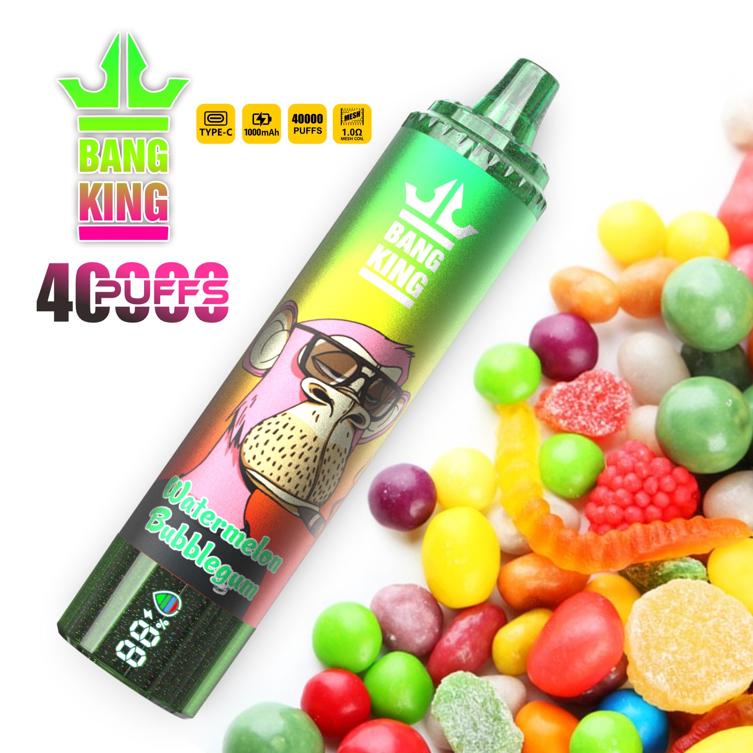 BANG B40 40000 Puffs Disposable Vape – 12 Flavors, 25ml, Compact & Rechargeable1