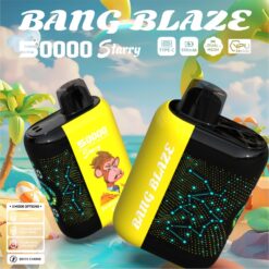 BANG BLAZE 50000 Puffs Disposable Vape – 550mAh, Type-C Charging, 12 Flavors, Compact & Bold1