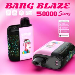 BANG BLAZE 50000 Puffs Disposable Vape – 550mAh, Type-C Charging, 12 Flavors, Compact & Bold1