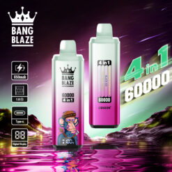 BANG BLAZE 60000 Puffs Disposable Vape – 4-in-1, 56ml, 650mAh, Type-C Charging, Multi-Flavor1