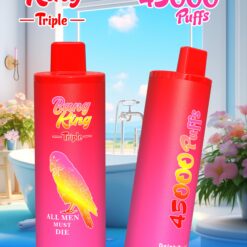 BANG KING 45000 Puffs Disposable Vape – 2x15ml Dual Tank, Rechargeable, 650mAh, 10 Flavors