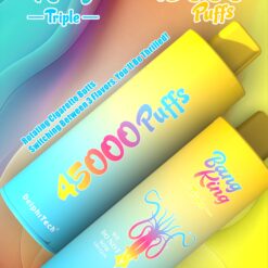 BANG KING 45000 Puffs Disposable Vape – 2x15ml Dual Tank, Rechargeable, 650mAh, 10 Flavors