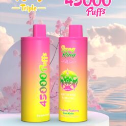 BANG KING 45000 Puffs Disposable Vape – 2x15ml Dual Tank, Rechargeable, 650mAh, 10 Flavors