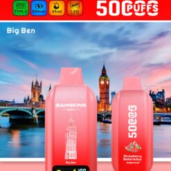 BANG KING CITY 50000 Puffs Disposable Vape – 45ml, Type-C Charging, 650mAh, 0–5% Nicotine, 12 Flavors1