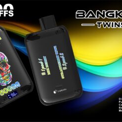 BANG KING TWINS 50000 Puffs Vape – Dual Mesh Coil, Type-C, 12 Flavors, 650mAh Battery1