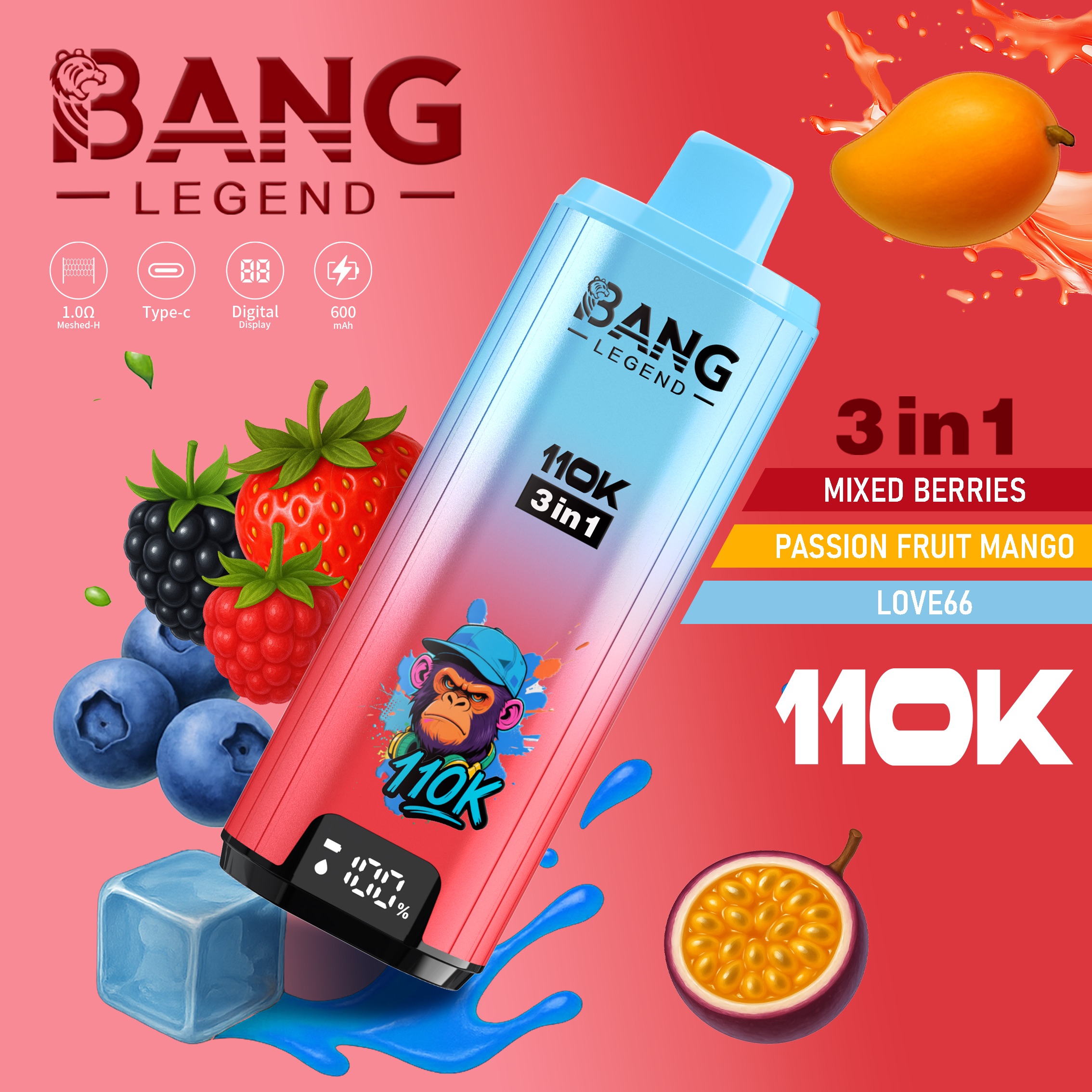 BANG LEGEND 110000 Puffs Disposable Vape7