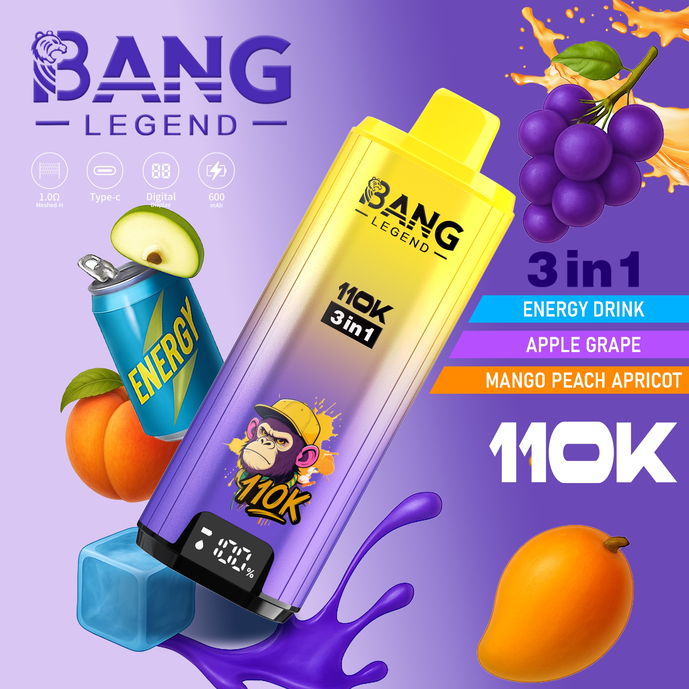 BANG LEGEND 110000 Puffs Disposable Vape7