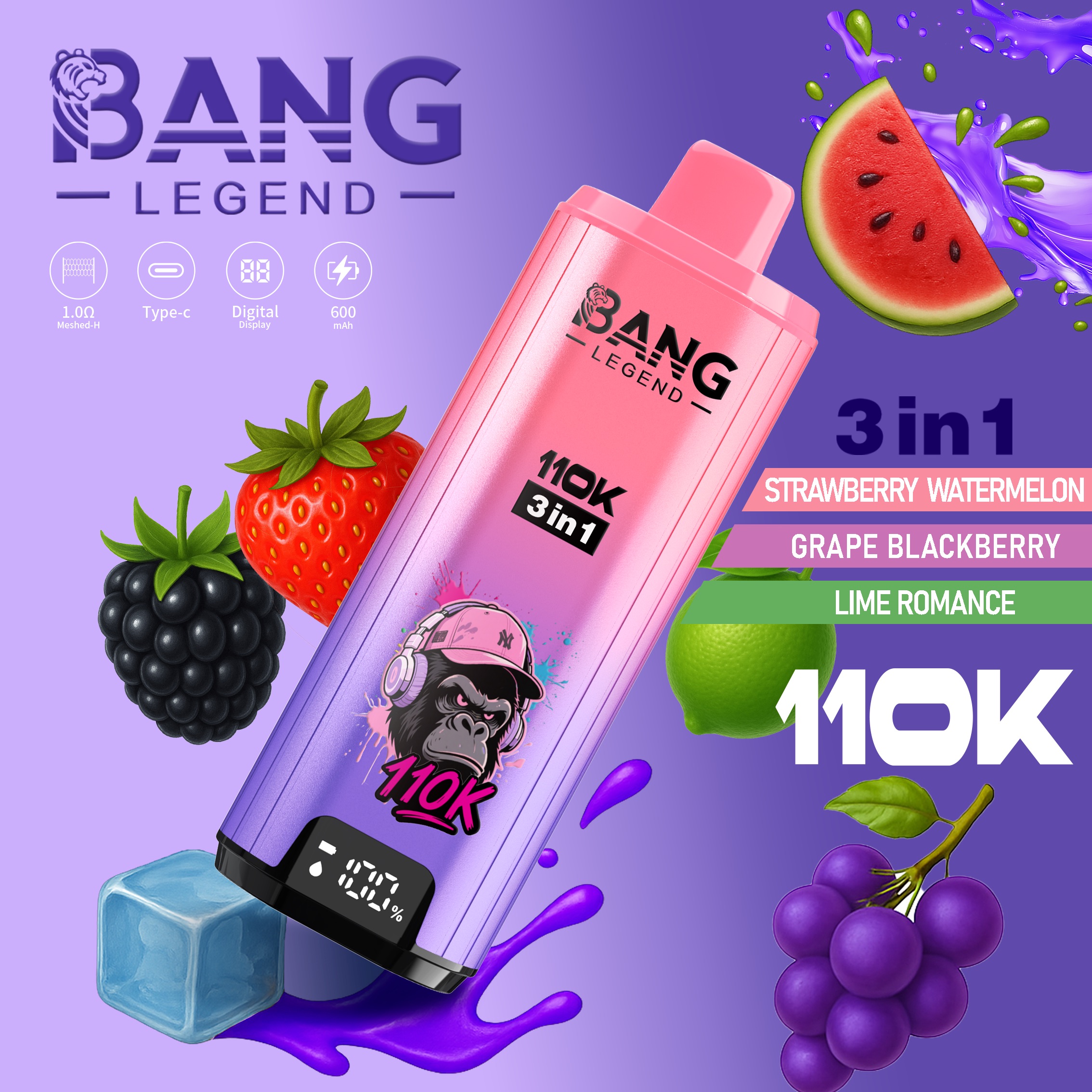BANG LEGEND 110000 Puffs Disposable Vape7