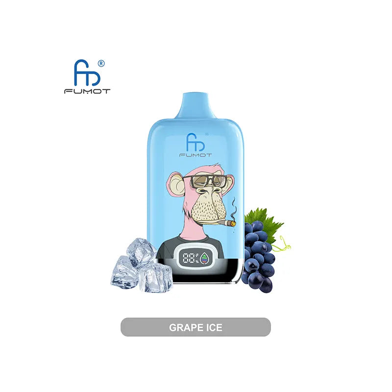 FUMOT Digital Box 12000 Puffs Disposable Vape – 20ml, 550mAh Rechargeable, Mesh Coil 0.8Ω