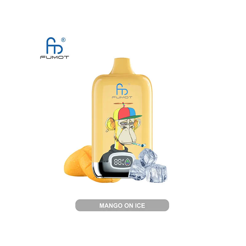 FUMOT Digital Box 12000 Puffs Disposable Vape – 20ml, 550mAh Rechargeable, Mesh Coil 0.8Ω