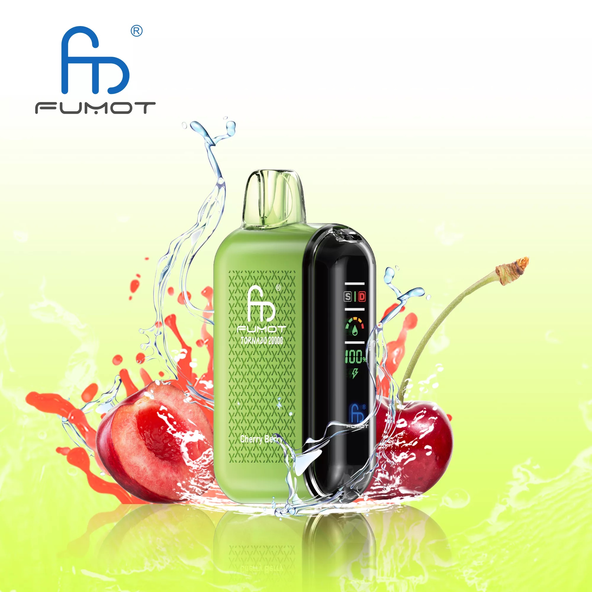 FUMOT TORNADO 20000 Puffs Disposable Vape – 20ml, 850mAh Rechargeable, Type-C, Dual Mesh, Display, 39 Flavors1