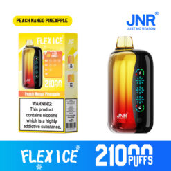 JNR Flex Ice 21000 Puffs Disposable Vape – 26ml, 1000mAh Rechargeable, Touch Screen, Adjustable Airflow & Ice, 1.2Ω Dual Mesh Coil, Type-C Charging