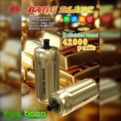 BANG Blaze 42000 Puffs Disposable Vape – 30mL, 1000mAh, Type-C Rechargeable, 0.6Ω Mesh Coil1