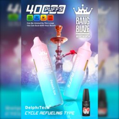 BANGBLAZE 40000 Puffs Disposable Vape BK40– 40mL, 1000mAh, Type-C Rechargeable