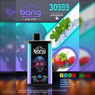 Bang 30000 Puffs Disposable Vape – 36ml, 550mAh, Type-C Rechargeable