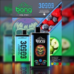 Bang 30000 Puffs Disposable Vape – 36ml, 550mAh, Type-C Rechargeable