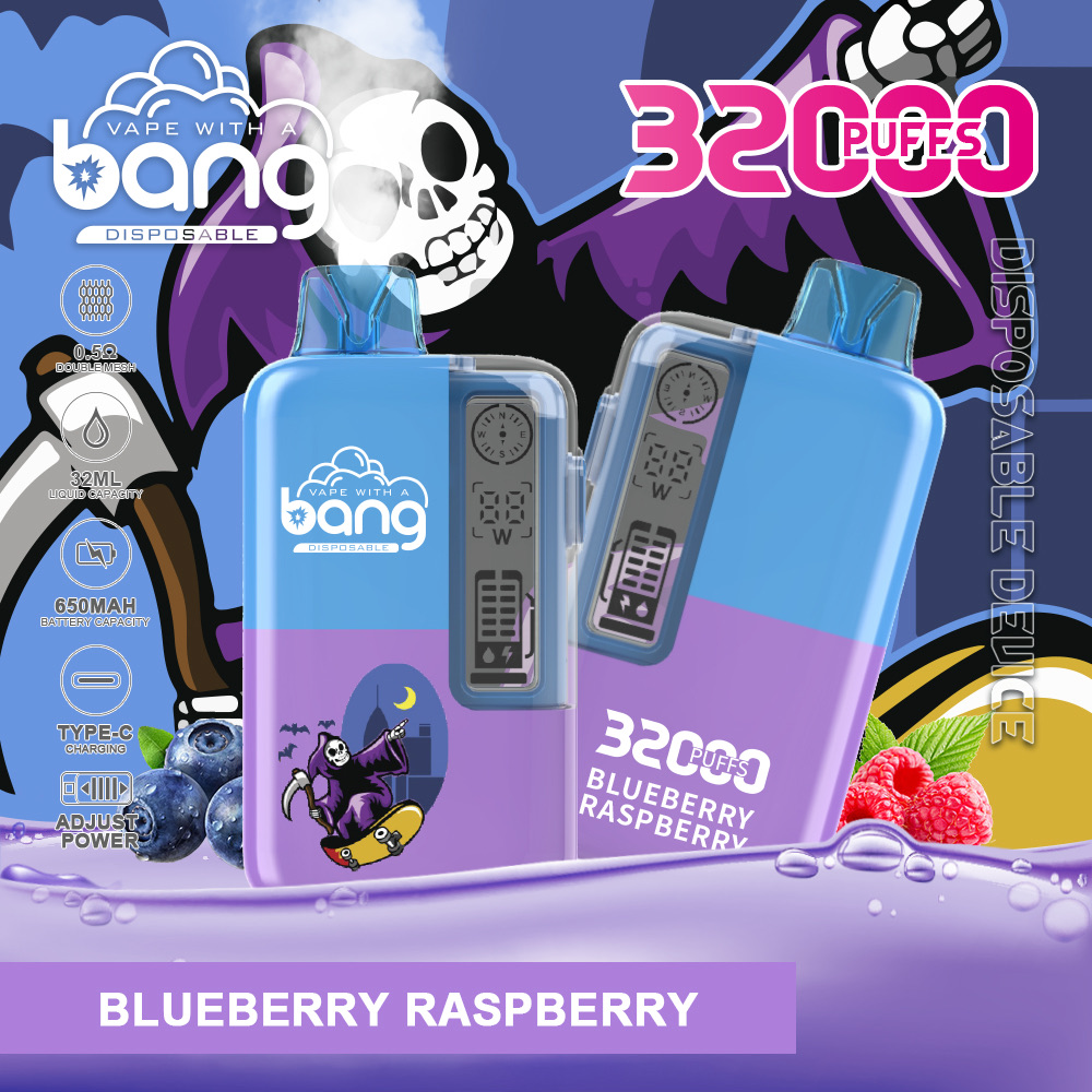 Bang 32000 Puffs Disposable Vape – 32ml, 650mAh, 0.5Ω Mesh, Type-C