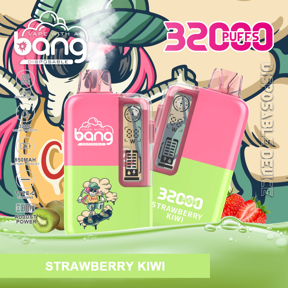 Bang 32000 Puffs Disposable Vape – 32ml, 650mAh, 0.5Ω Mesh, Type-C