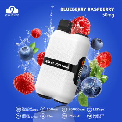 CLOUD NINE D33 28000 Puffs Disposable Vape – 26ml Capacity, 500mAh Battery, Dual Coil 1.0Ω & 0.5Ω, 13–23W Power