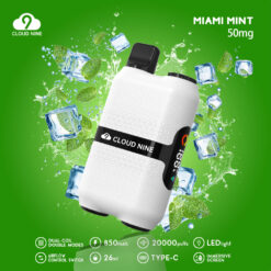 CLOUD NINE D33 28000 Puffs Disposable Vape – 26ml Capacity, 500mAh Battery, Dual Coil 1.0Ω & 0.5Ω, 13–23W Power