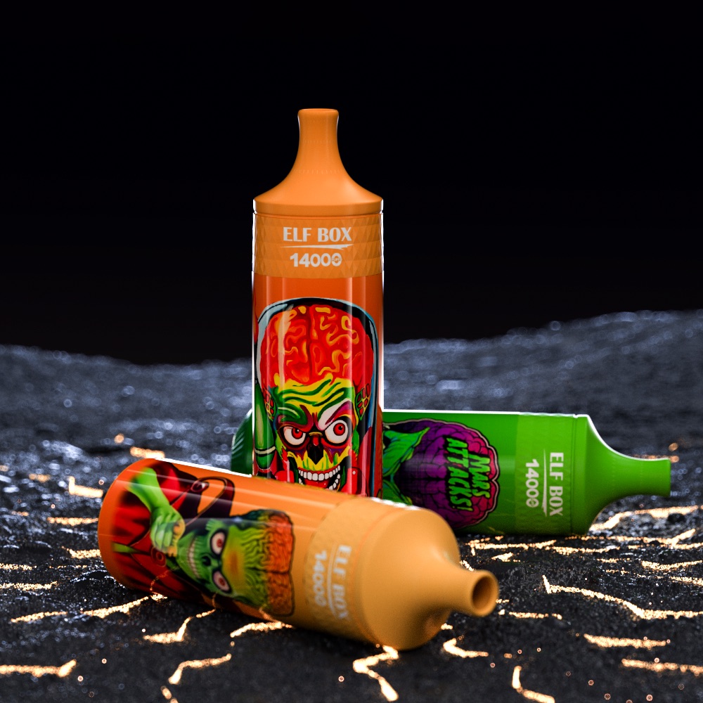 ELF BOX 14000 Puffs Disposable Vape – 25ml, 1.0Ω Mesh Coil, 18250 Battery, Type-C Rechargeable Disposable