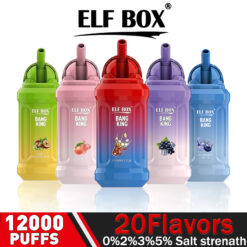 ELF BOX BK 12000 Puffs Disposable Vape – 23ml, 0.8Ω Mesh Coil, 650mAh Battery, Type-C Rechargeable1