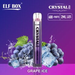 ELF BOX Crystal Bar 600 Puffs Disposable Vape – 2ml, 1.6Ω Coil, 500mAh, Lightweight Disposable Vape