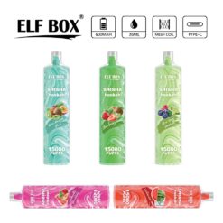 ELF BOX LS 15000 Puffs Disposable Vape – Mesh Coil , Rechargeable Type-C Hookah Style