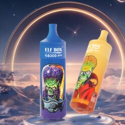 ELF BOX RGB 14000 Puffs Pro Disposable Vape – RGB Light, Mesh Coil, LED Display, Type-C Rechargeable