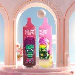 ELF BOX RGB 14000 Puffs Pro Disposable Vape – RGB Light, Mesh Coil, LED Display, Type-C Rechargeable