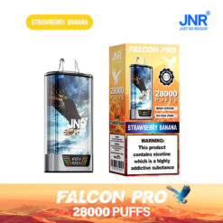JNR Falcon Pro 28000 Puffs Disposable Vape – Rechargeable, Smart Screen, Dual Mesh Coil, Type-C Charging
