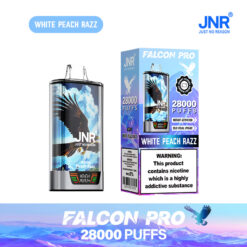 JNR Falcon Pro 28000 Puffs Disposable Vape – Rechargeable, Smart Screen, Dual Mesh Coil, Type-C Charging