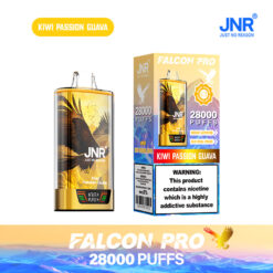 JNR Falcon Pro 28000 Puffs Disposable Vape – Rechargeable, Smart Screen, Dual Mesh Coil, Type-C Charging