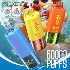 Max III 60000 Puffs Disposable Vape – Mesh Coil, 6-in-1, Rechargeable, LED Screen